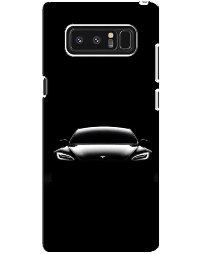 Чехол для Samsung Galaxy Note 8 (N950) с картинкой «Фары Tesla Night» Чехол для Samsung Galaxy Note 8 (N950) с картинкой «Фары Tesla Night»