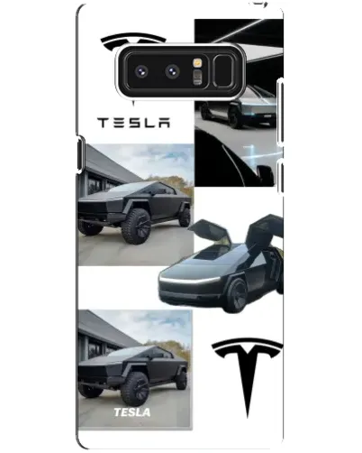 Чехол для Samsung Galaxy Note 8 (N950) с картинкой «Коллаж Cybertruck Tesla» Чехол для Samsung Galaxy Note 8 (N950) с картинкой «Коллаж Cybertruck Tesla»