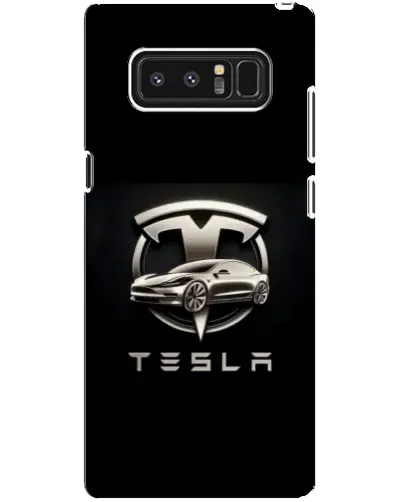 Чехол для Samsung Galaxy Note 8 (N950) с картинкой «Tesla — серебристое авто» Чехол для Samsung Galaxy Note 8 (N950) с картинкой «Tesla — серебристое авто»