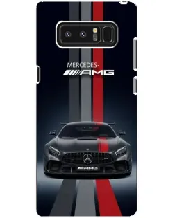 Чохол для Samsung Galaxy Note 8 (N950) з картинкою «Mercedes — білий карбон»