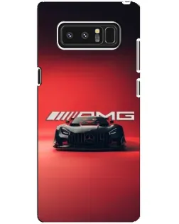 Чехол для Samsung Galaxy Note 8 (N950) с картинкой «Mercedes AMG — красная линия»