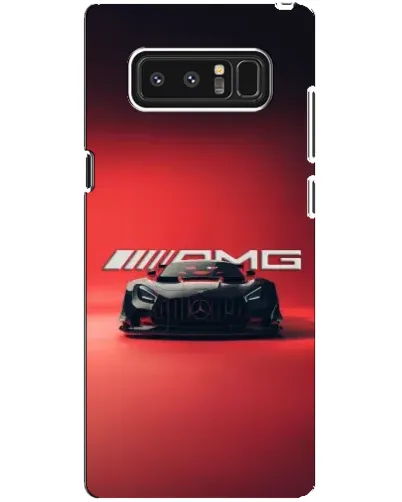Чехол для Samsung Galaxy Note 8 (N950) с картинкой «Mercedes AMG — красная линия»