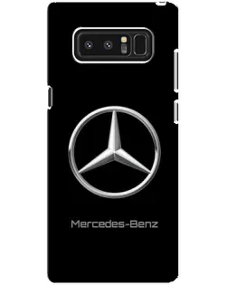 Чехол для Samsung Galaxy Note 8 (N950) с картинкой «Mercedes Silver Logo»