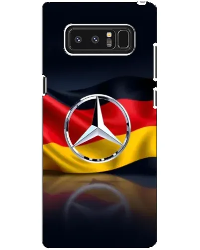 Чехол для Samsung Galaxy Note 8 (N950) с картинкой «Mercedes — флаг Германии»