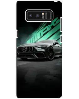Чехол для Samsung Galaxy Note 8 (N950) с картинкой «Темный Mercedes AMG»
