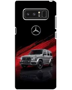 Чехол для Samsung Galaxy Note 8 (N950) с картинкой «Mercedes G-Class красный»