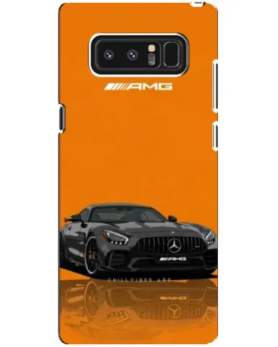 Чехол для Samsung Galaxy Note 8 (N950) с картинкой «Оранжевый Mercedes AMG»
