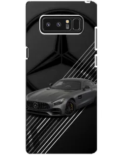 Чехол для Samsung Galaxy Note 8 (N950) с картинкой «Mercedes AMG — графика»