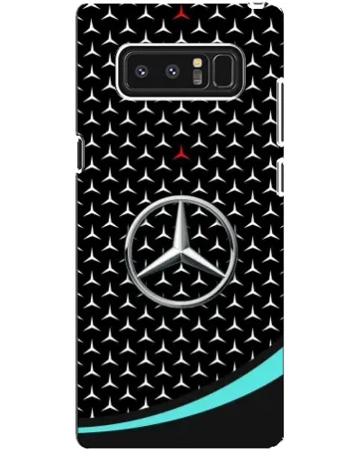 Чехол для Samsung Galaxy Note 8 (N950) с картинкой «Mercedes — бирюзовый акцент»