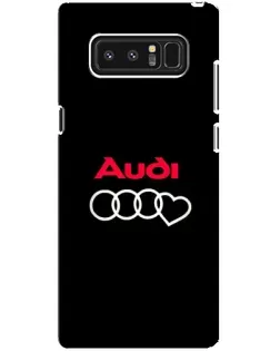 Чохол для Samsung Galaxy Note 8 (N950) з картинкою «Логотип Audi Heart»