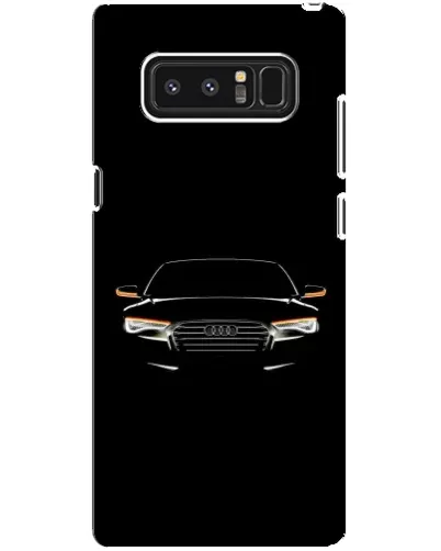 Чехол для Samsung Galaxy Note 8 (N950) с картинкой «Audi — ночной контур»