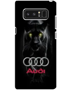Чехол для Samsung Galaxy Note 8 (N950) с картинкой «Пантера и Audi»