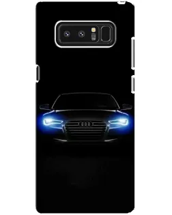 Чехол для Samsung Galaxy Note 8 (N950) с картинкой «Audi в неоне»