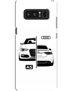 Чехол для Samsung Galaxy Note 8 (N950) с картинкой «Audi — контрастный дизайн»