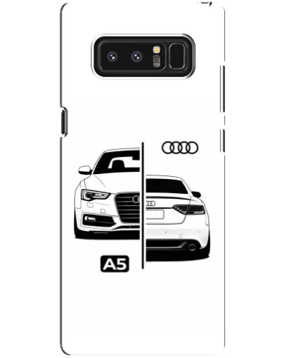 Чехол для Samsung Galaxy Note 8 (N950) с картинкой «Audi — контрастный дизайн»