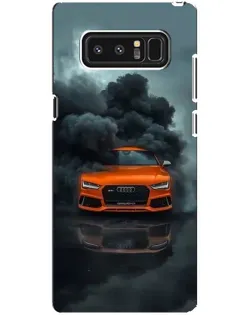 Чехол для Samsung Galaxy Note 8 (N950) с картинкой «Audi в облаках дыма»