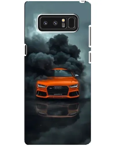 Чехол для Samsung Galaxy Note 8 (N950) с картинкой «Audi в облаках дыма»