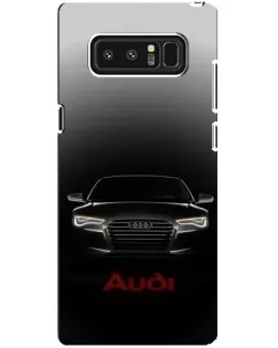 Чехол для Samsung Galaxy Note 8 (N950) с картинкой «Audi — градиентный контур»