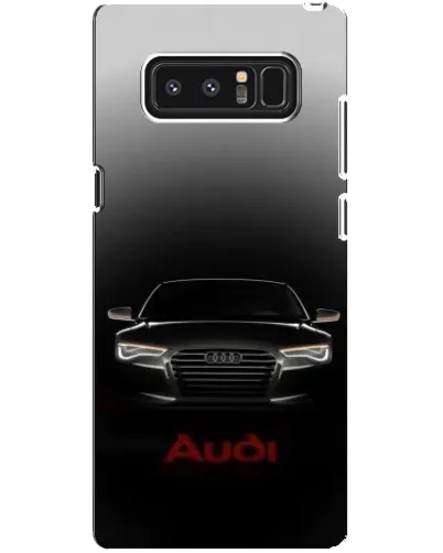 Чехол для Samsung Galaxy Note 8 (N950) с картинкой «Audi — градиентный контур»