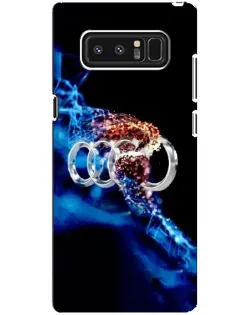 Чехол для Samsung Galaxy Note 8 (N950) с картинкой «Энергия лого Audi»