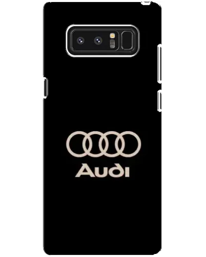 Чехол для Samsung Galaxy Note 8 (N950) с картинкой «Audi — золотой логотип»