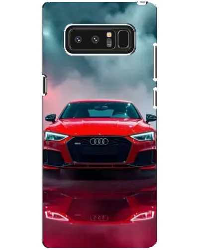 Чехол для Samsung Galaxy Note 8 (N950) с картинкой «Audi RS — красный стиль»