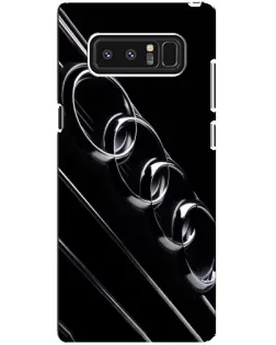 Чехол для Samsung Galaxy Note 8 (N950) с картинкой «Audi — абстрактные кольца»