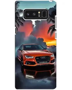 Чехол для Samsung Galaxy Note 8 (N950) с картинкой «Audi — закат»