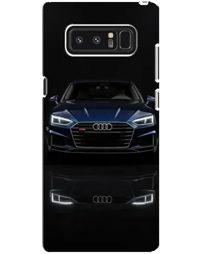 Чехол для Samsung Galaxy Note 8 (N950) с картинкой «Audi — ночное отражение»
