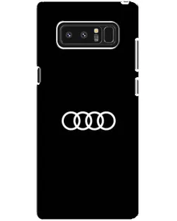 Чехол для Samsung Galaxy Note 8 (N950) с картинкой «Audi White Logo»