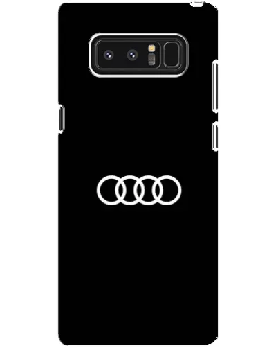 Чехол для Samsung Galaxy Note 8 (N950) с картинкой «Audi White Logo»