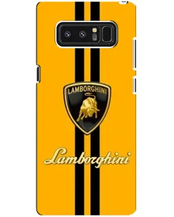 Чохол для Samsung Galaxy Note 8 (N950) з картинкою «Lamborghini Stripe жовтий»