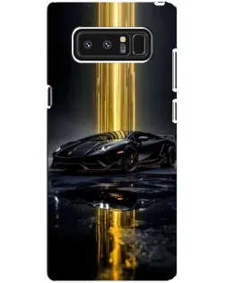 Чохол для Samsung Galaxy Note 8 (N950) з картинкою «Нічний Lamborghini драйв»