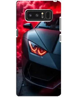 Чохол для Samsung Galaxy Note 8 (N950) з картинкою «Lamborghini червоне сяйво»