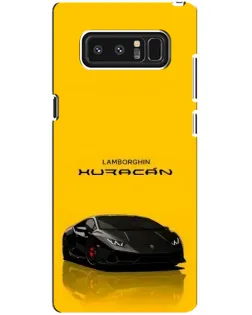Чехол для Samsung Galaxy Note 8 (N950) с картинкой «Lamborghini Huracan черный»