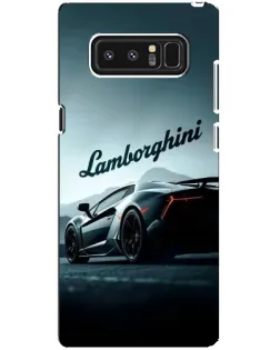 Чехол для Samsung Galaxy Note 8 (N950) с картинкой «Классическая надпись Lamborghini»