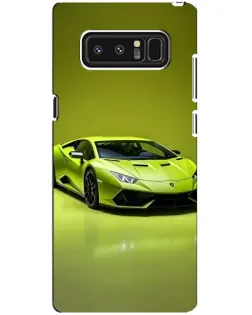 Чехол для Samsung Galaxy Note 8 (N950) с картинкой «Салатовый Lamborghini Huracan»
