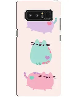 Чехол для Samsung Galaxy Note 8 (N950) с картинкой «Pusheen трио»