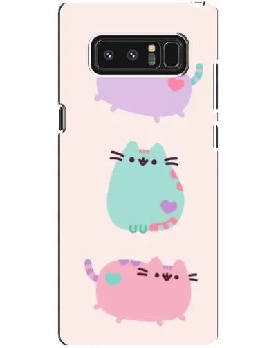 Чехол для Samsung Galaxy Note 8 (N950) с картинкой «Pusheen трио» Чехол для Samsung Galaxy Note 8 (N950) с картинкой «Pusheen трио»