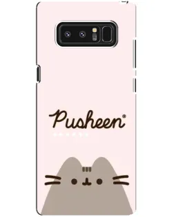 Чехол для Samsung Galaxy Note 8 (N950) с картинкой «Pusheen логотип»