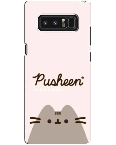 Чехол для Samsung Galaxy Note 8 (N950) с картинкой «Pusheen логотип» Чехол для Samsung Galaxy Note 8 (N950) с картинкой «Pusheen логотип»