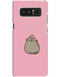 Чехол для Samsung Galaxy Note 8 (N950) с картинкой «Pusheen сердце»