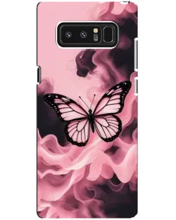 Чехол для Samsung Galaxy Note 8 (N950) с картинкой «Бабочка в дыму»