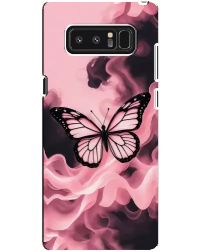Чехол для Samsung Galaxy Note 8 (N950) с картинкой «Бабочка в дыму» Чехол для Samsung Galaxy Note 8 (N950) с картинкой «Бабочка в дыму»