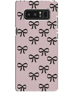 Чехол для Samsung Galaxy Note 8 (N950) с картинкой «Черные бантики»