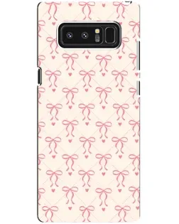 Чехол для Samsung Galaxy Note 8 (N950) с картинкой «Розовые бантики Coquette»