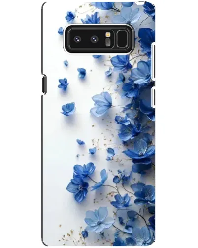 Чехол для Samsung Galaxy Note 8 (N950) с картинкой «Голубой цветочный каскад»