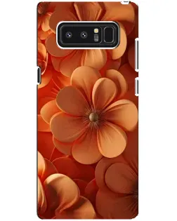 Чехол для Samsung Galaxy Note 8 (N950) с картинкой «Оранжевый макро цветок»