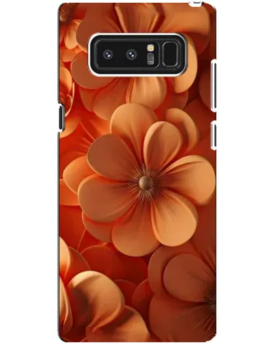 Чехол для Samsung Galaxy Note 8 (N950) с картинкой «Оранжевый макро цветок»