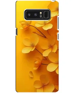 Чехол для Samsung Galaxy Note 8 (N950) с картинкой «Золотые лепестки»